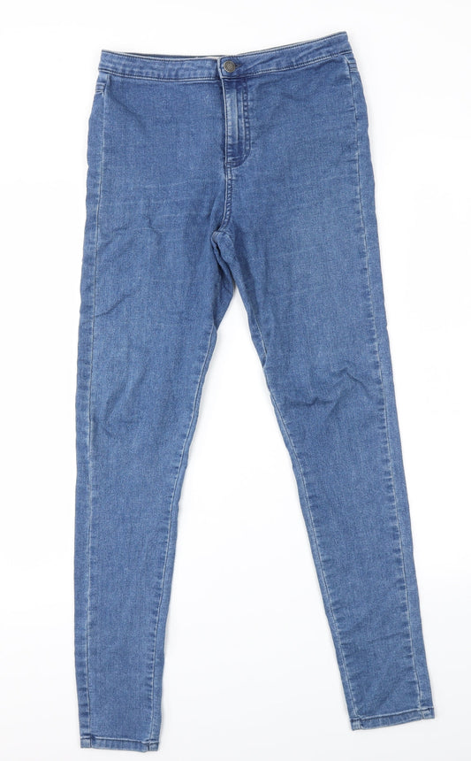 Denim CO Womens Blue   Skinny Jeans Size 10 L26 in