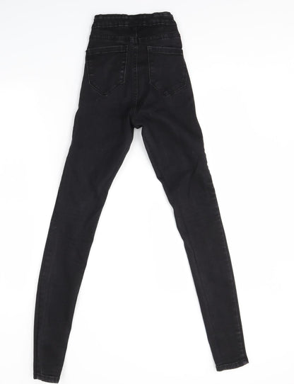Denim CO Womens Black   Skinny Jeans Size 6 L29 in