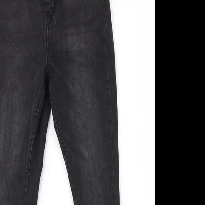 Denim CO Womens Black   Skinny Jeans Size 10 L25 in