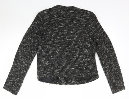 B&K Womens Black   Full Zip Jumper Size 12