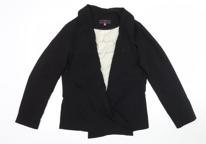 New Look Womens Black   Jacket Blazer Size 12  - Waterfall