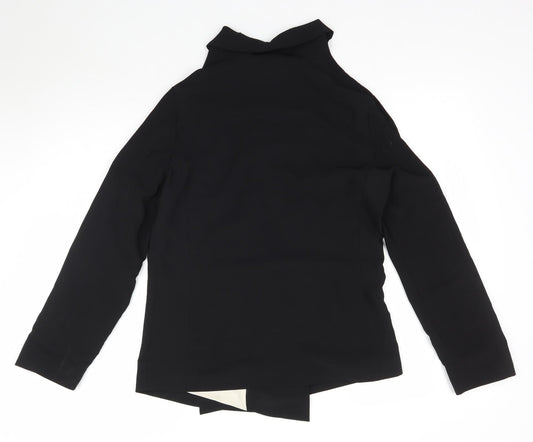 New Look Womens Black   Jacket Blazer Size 12  - Waterfall