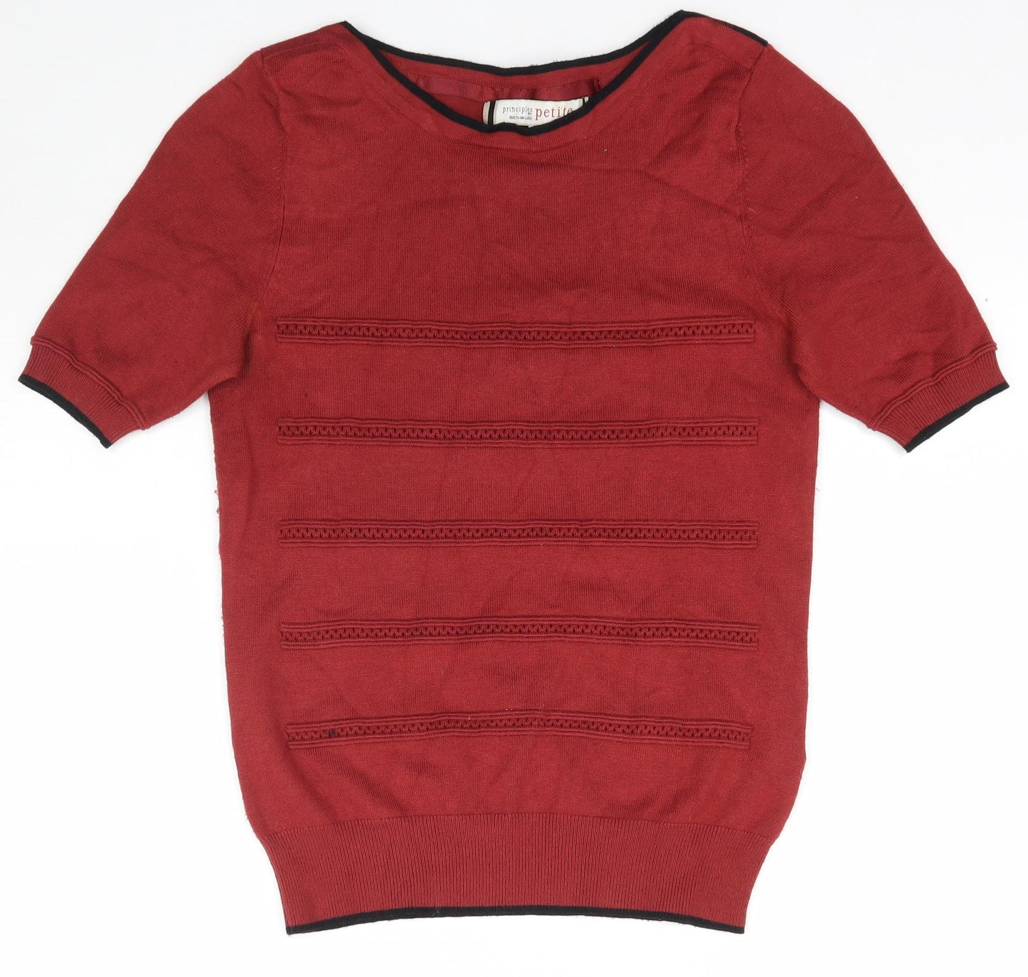 Womens UK Size 10 Principles Red Pullover Jumper