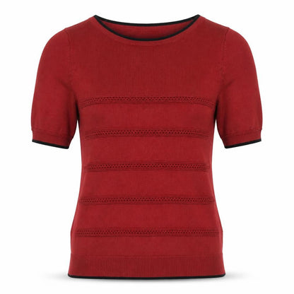 Womens UK Size 10 Principles Red Pullover Jumper