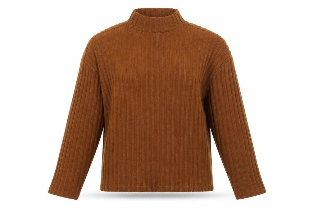 Womens UK Size XS Primark Brown Pullover Jumper