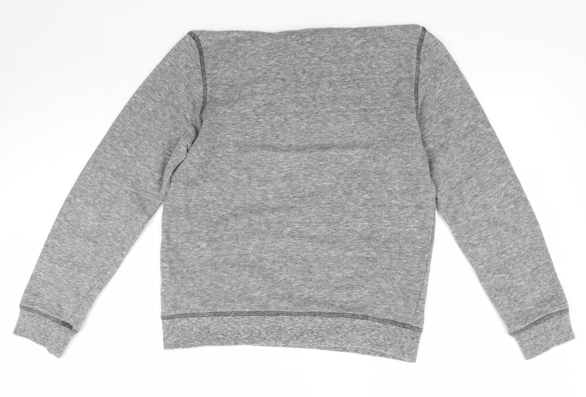 NEXT Boys Grey   Pullover Sweatshirt Size 9 Years  - Skull Dinosaur