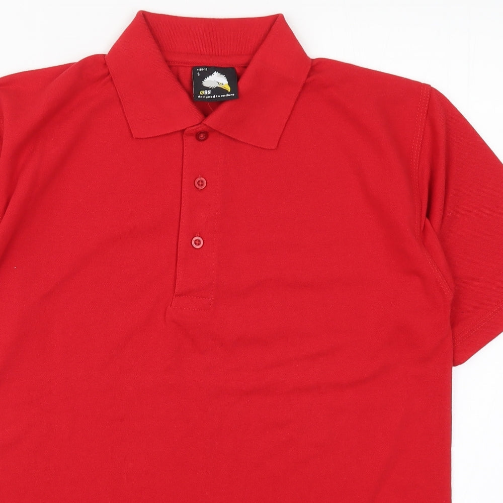 Orn Mens Red    Polo Size S