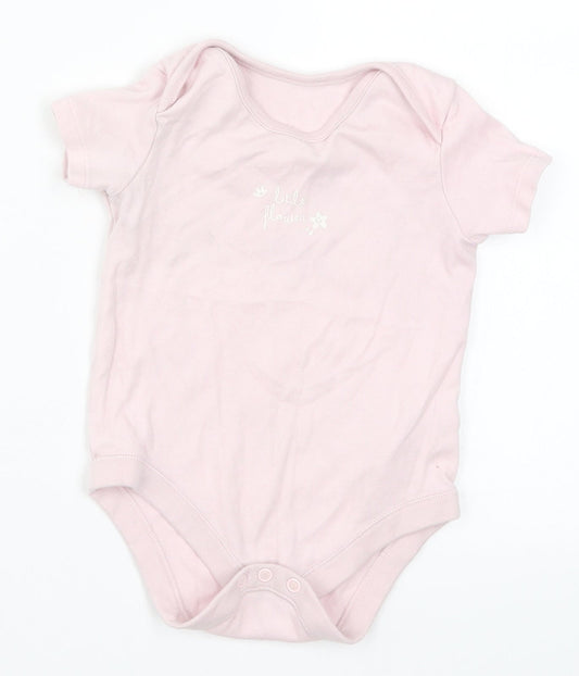 F&F Girls Pink   Babygrow One-Piece Size 12-18 Months  - Little Flower