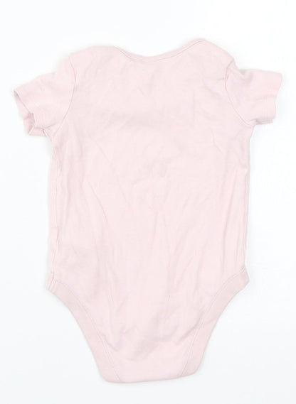 F&F Girls Pink   Babygrow One-Piece Size 12-18 Months  - Little Flower