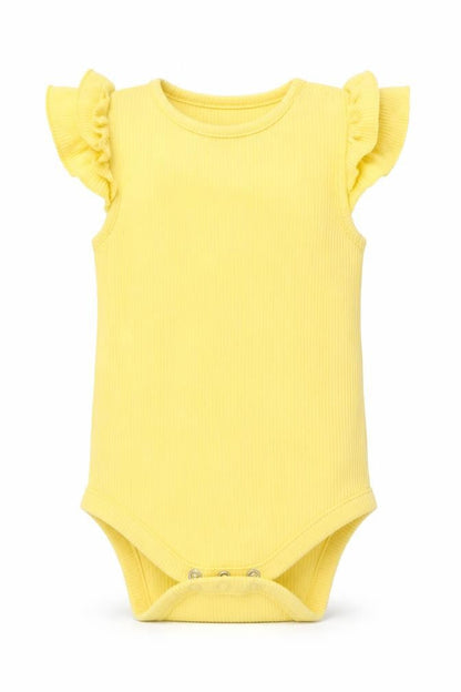 Next Girls Yellow   Babygrow One-Piece Size 9-12 Months
