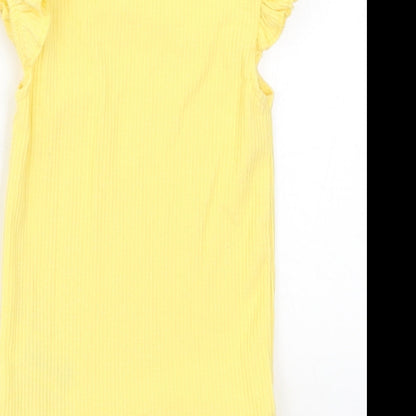 NEXT Girls Yellow   Babygrow One-Piece Size 9-12 Months