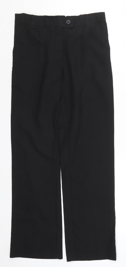 Marks and Spencer Girls Black   Dress Pants Trousers Size 9-10 Years