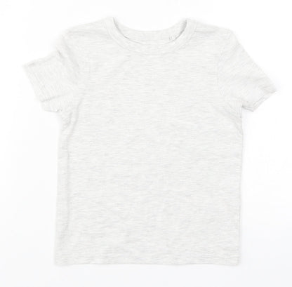 George Boys Grey   Basic T-Shirt Size 2-3 Years