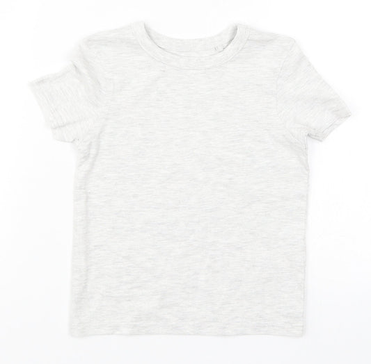 George Boys Grey   Basic T-Shirt Size 2-3 Years