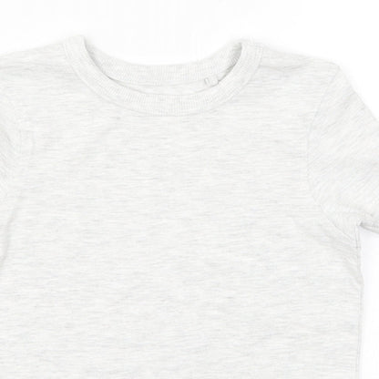 George Boys Grey   Basic T-Shirt Size 2-3 Years