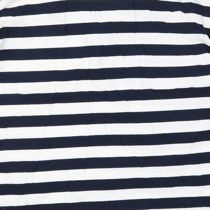 Venezia Mens Blue Striped   Polo Size 2XL