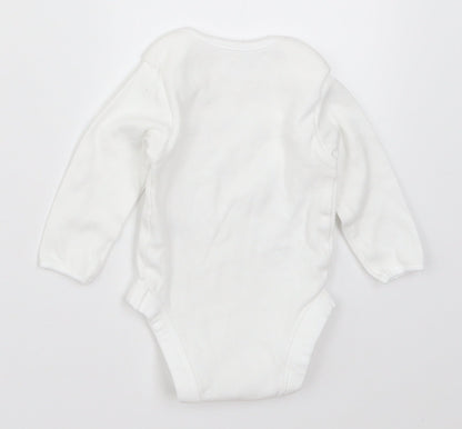 George Baby White   Babygrow One-Piece Size 0-3 Months
