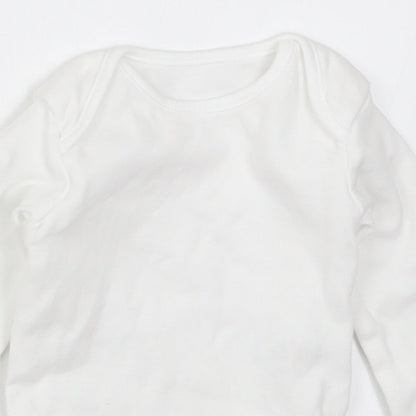 George Baby White   Babygrow One-Piece Size 0-3 Months