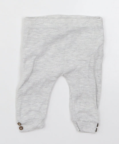 Fred & Flo Girls Grey   Capri Leggings Size 3-6 Months