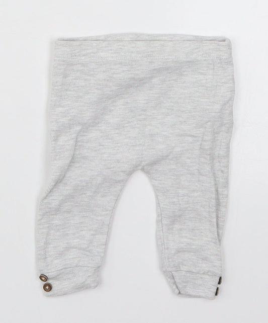 Fred & Flo Girls Grey   Capri Leggings Size 3-6 Months
