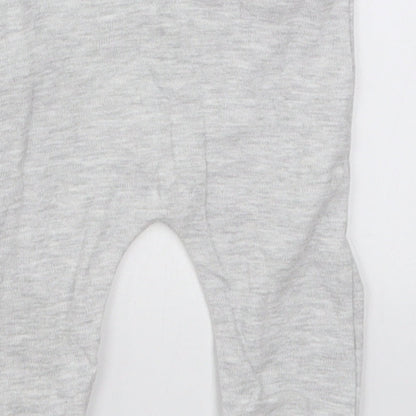 Fred & Flo Girls Grey   Capri Leggings Size 3-6 Months