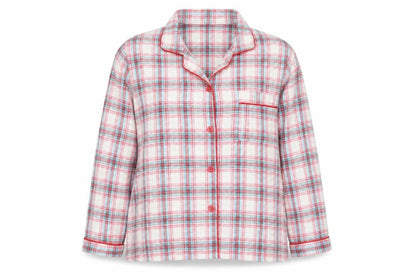 Love To Dream Womens Multicoloured Check  Top Pyjama Top Size 16