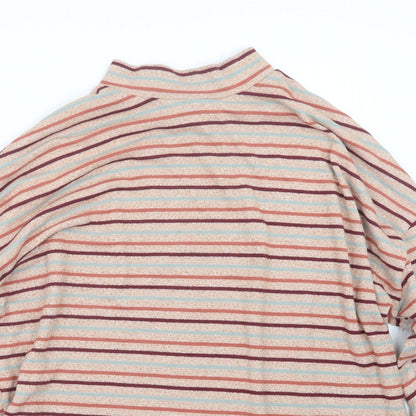 TU Womens Beige Striped Knit Pullover Jumper Size 18
