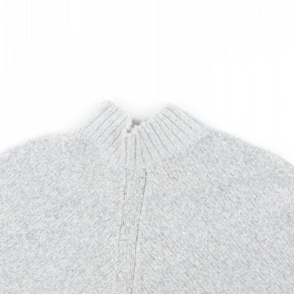 Young Dimension Girls Grey  Knit Cape Jumper Size 18-24 Months