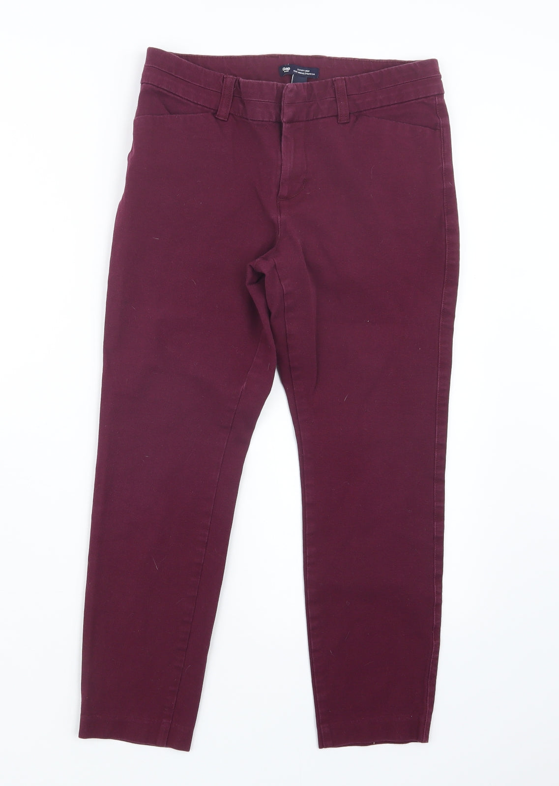 Womens UK Size 6 Gap Regular Fit  Purple Trousers
