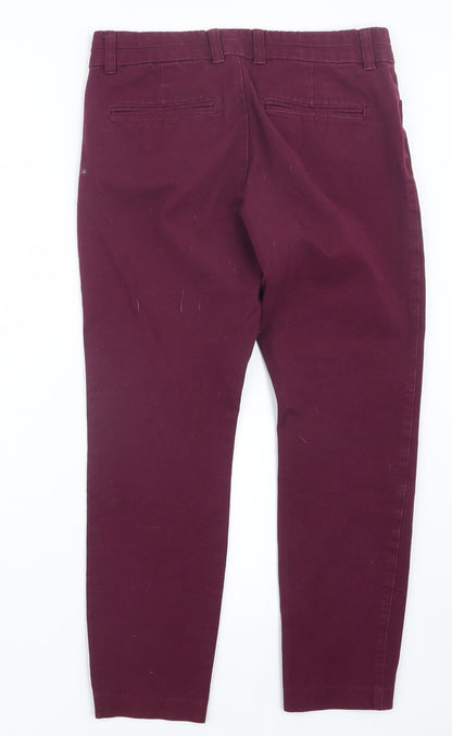 Womens UK Size 6 Gap Regular Fit  Purple Trousers
