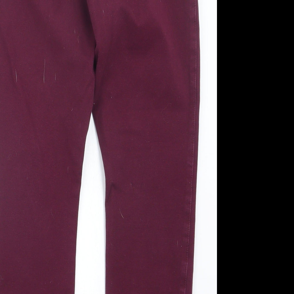 Womens UK Size 6 Gap Regular Fit  Purple Trousers