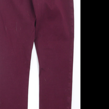 Womens UK Size 6 Gap Regular Fit  Purple Trousers
