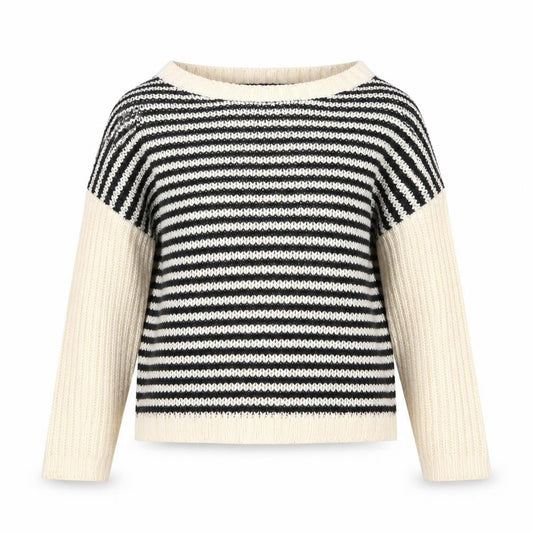 Womens UK Size 8 Crafted Black Pullover Jumper