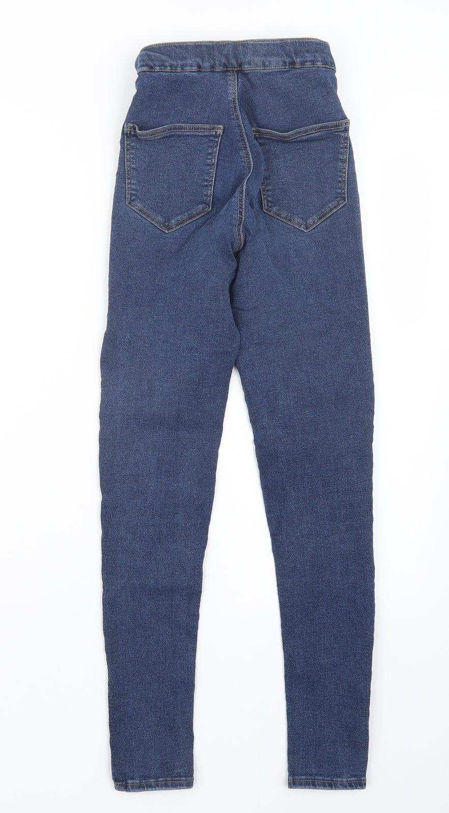 Topshop Womens Blue  Denim Straight Jeans Size 20 in L26 in