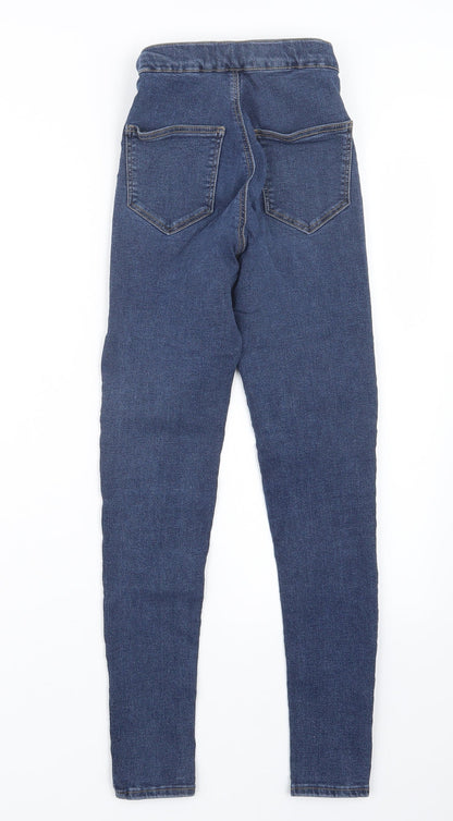 Topshop Womens Blue  Denim Straight Jeans Size 20 in L26 in