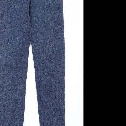 Topshop Womens Blue  Denim Straight Jeans Size 20 in L26 in