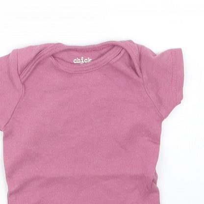 Chick Pea Girls Purple   Babygrow One-Piece Size 3-6 Months
