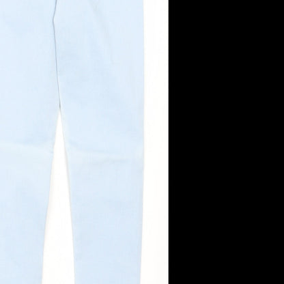 Topshop Womens Blue  Denim Straight Jeans Size 23 in L27 in