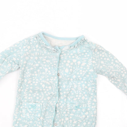 George Girls Green Geometric  Babydoll One Piece Size 3-6 Months