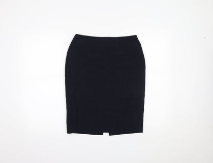 Brook Taverner Womens Blue   Straight & Pencil Skirt Size 28 in