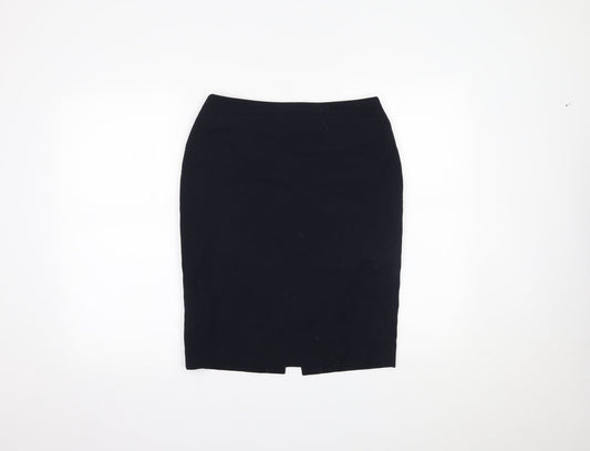 Brook Taverner Womens Blue   Straight & Pencil Skirt Size 28 in