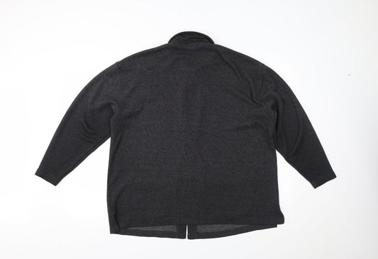 Casual Club Womens Grey   Cardigan Jumper Size L