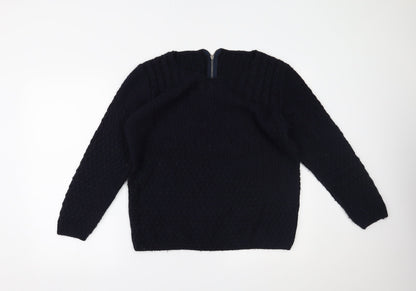 Womens UK Size 14 BHS Blue Pullover Jumper