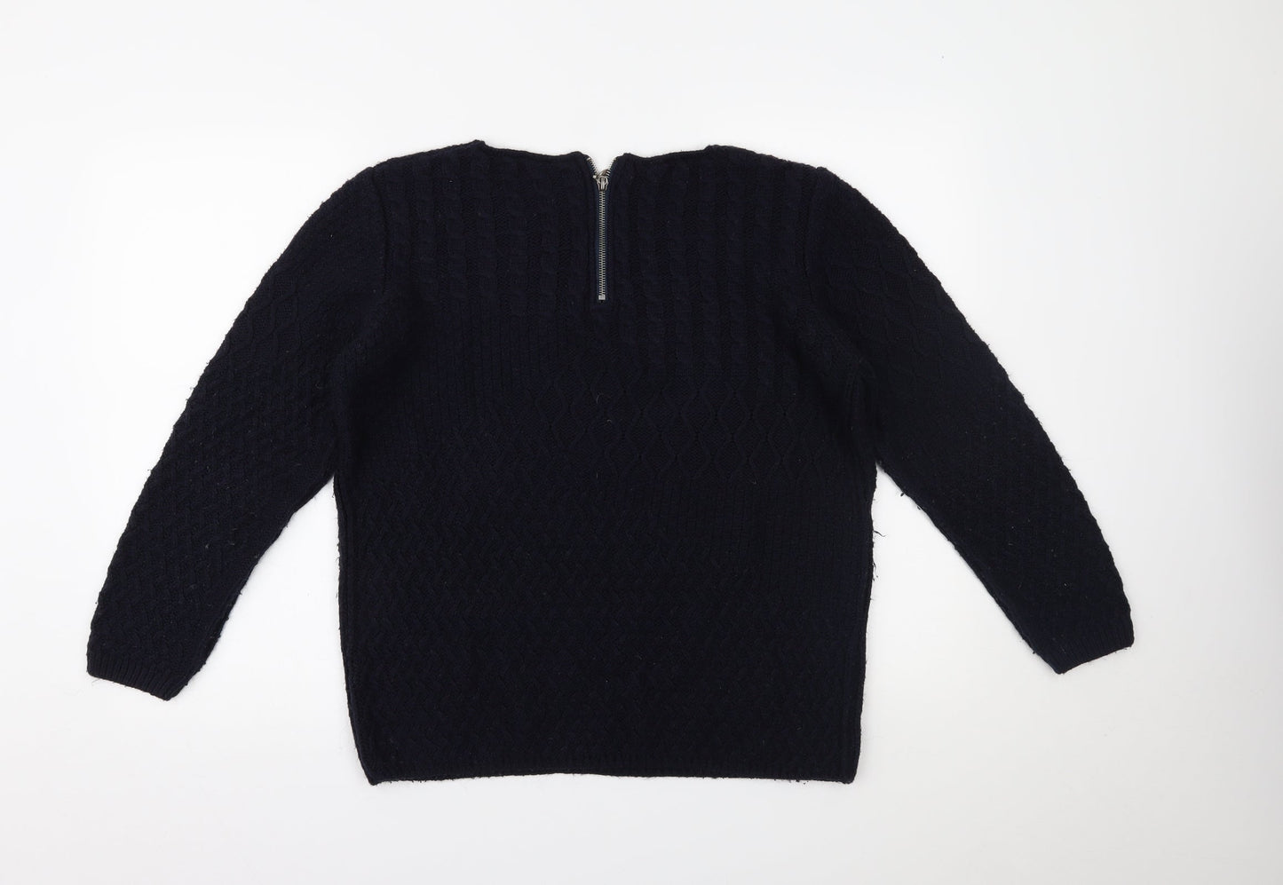 Womens UK Size 14 BHS Blue Pullover Jumper