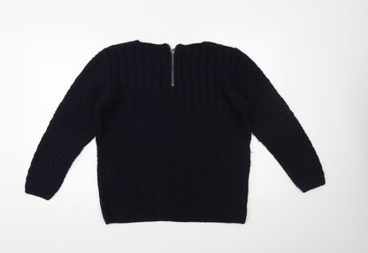 Womens UK Size 14 BHS Blue Pullover Jumper