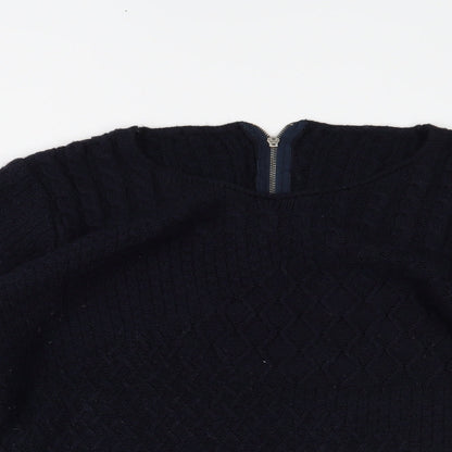 Womens UK Size 14 BHS Blue Pullover Jumper