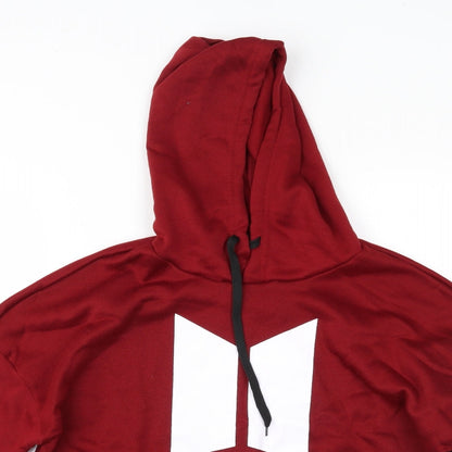 Fancyqube Womens Red   Pullover Hoodie Size M