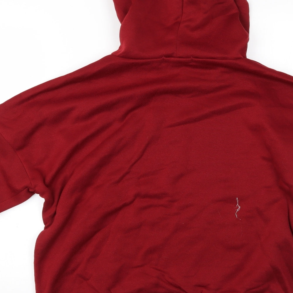 Fancyqube Womens Red   Pullover Hoodie Size M
