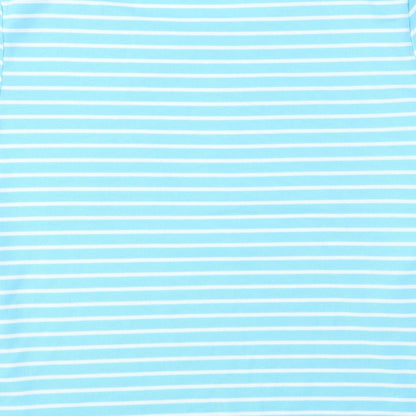 Womens UK Size S BM Blue Basic T-Shirt