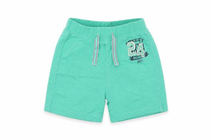Front view of Bambini Baby Green Cropped Trousers, size 9-12, Months